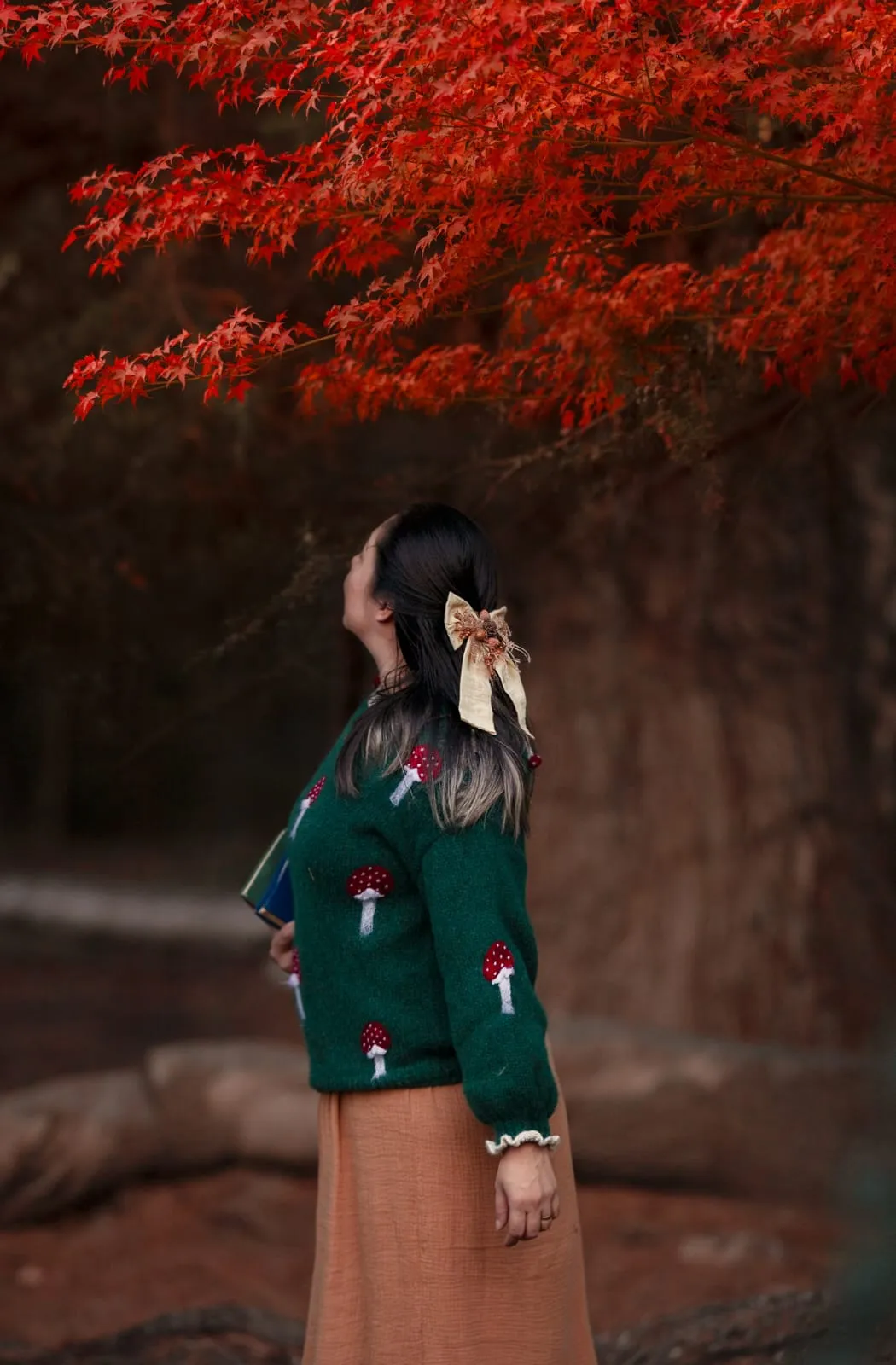 Adult Mushrooms pullover | Emerald