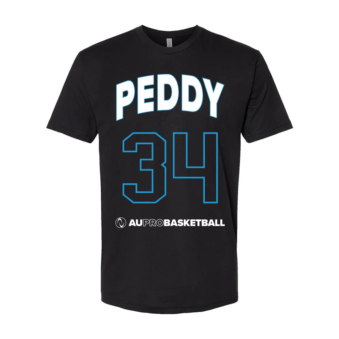AU BB Player Name and Number Tee, Shey Peddy 34