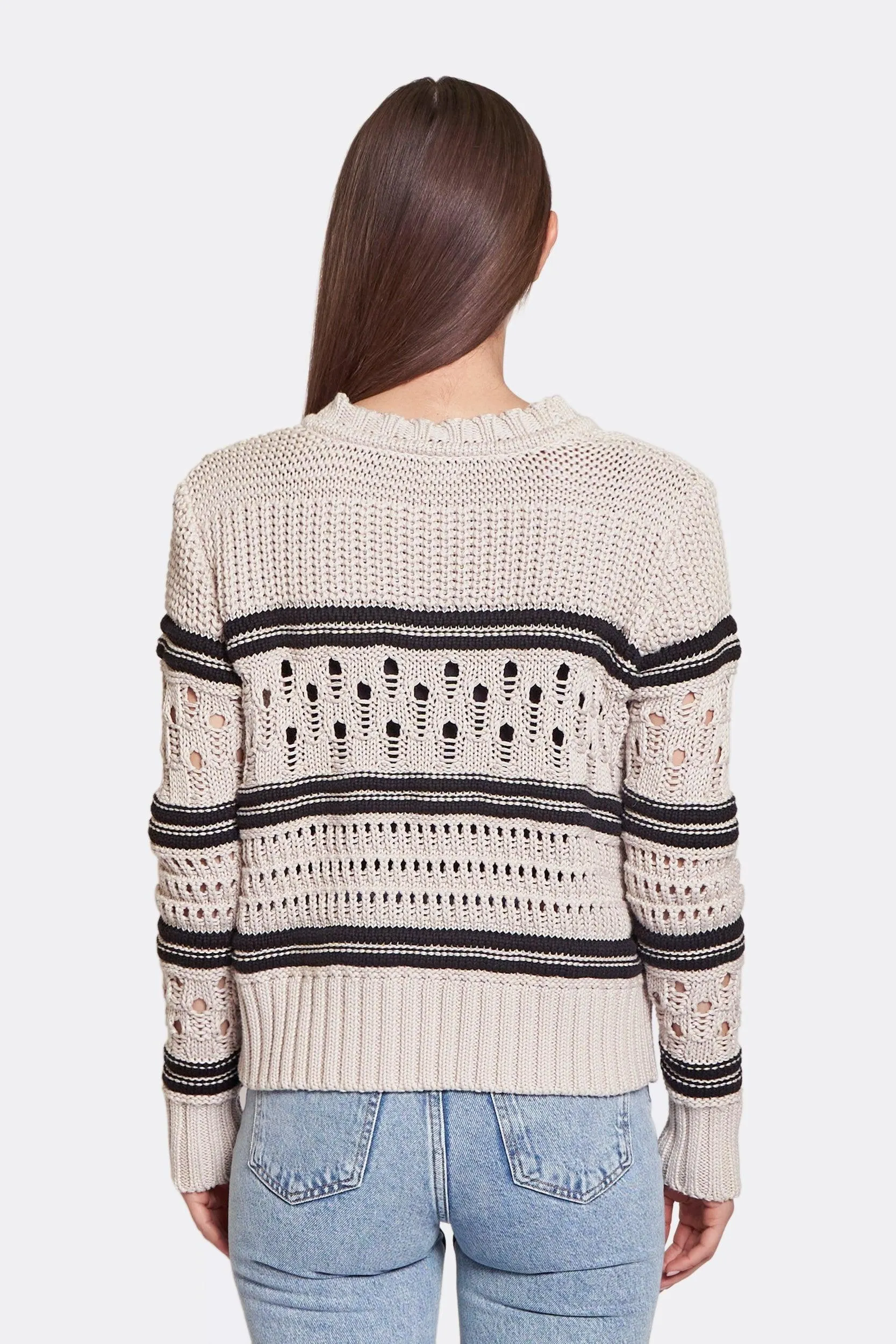 Autumn Cashmere - Chunky Multi Stitch -Sand/Black