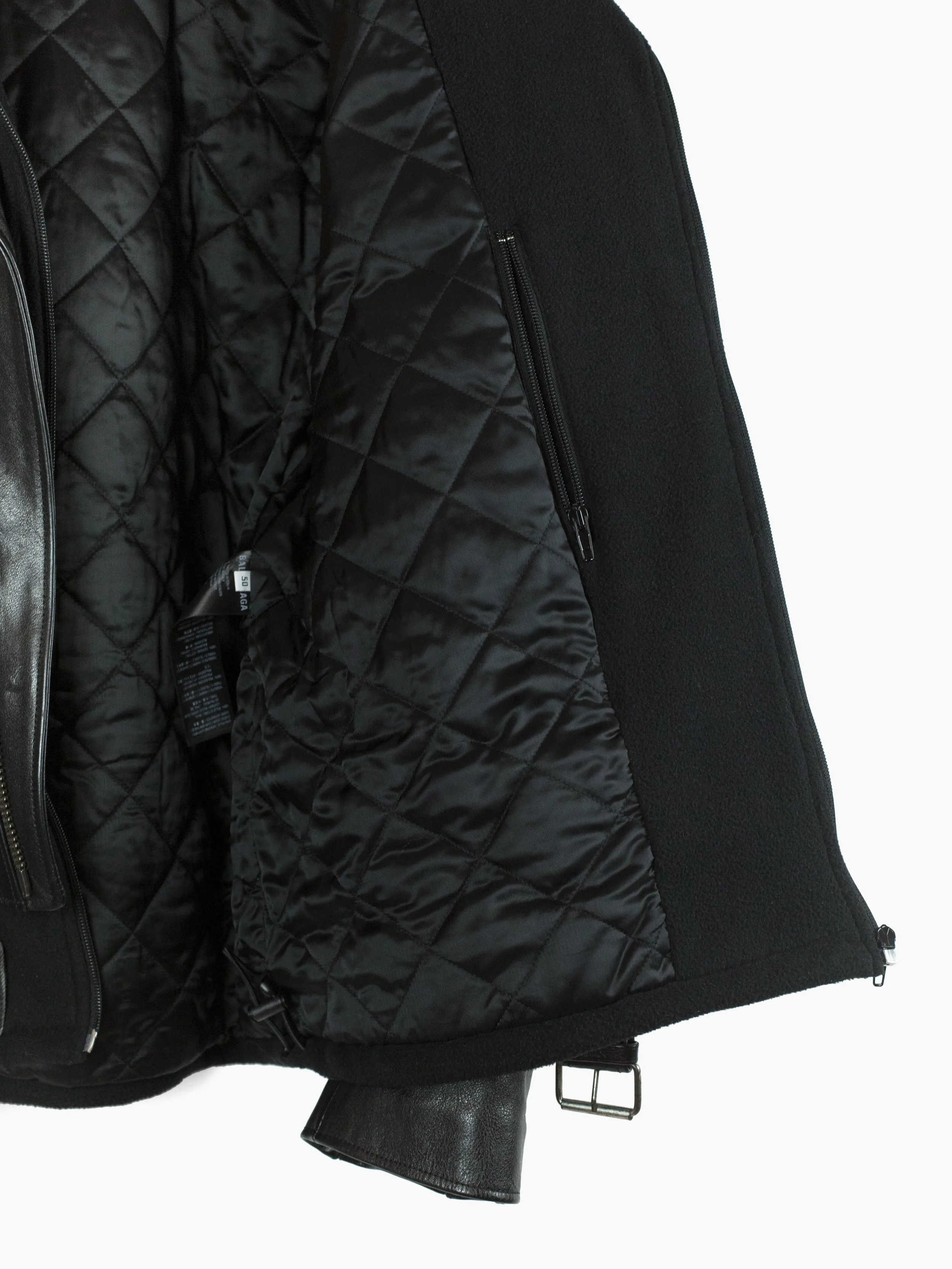 Balenciaga 18AW Layered Leather Rider