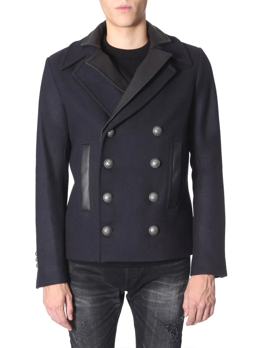 Balmain Double-Breasted Layered Blazer