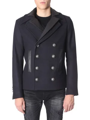 Balmain Double-Breasted Layered Blazer