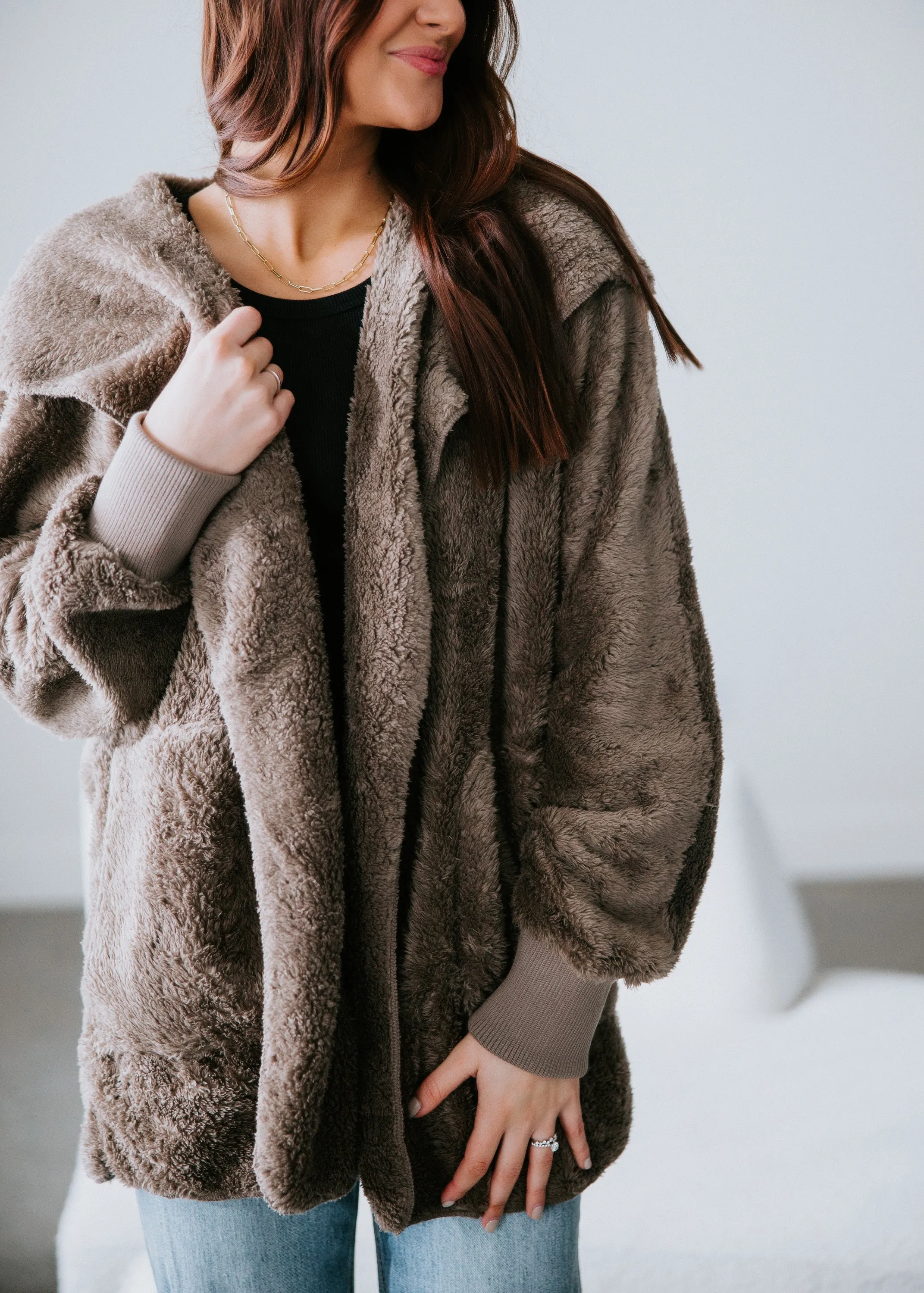 Be Fur-Real Plush Hooded Jacket
