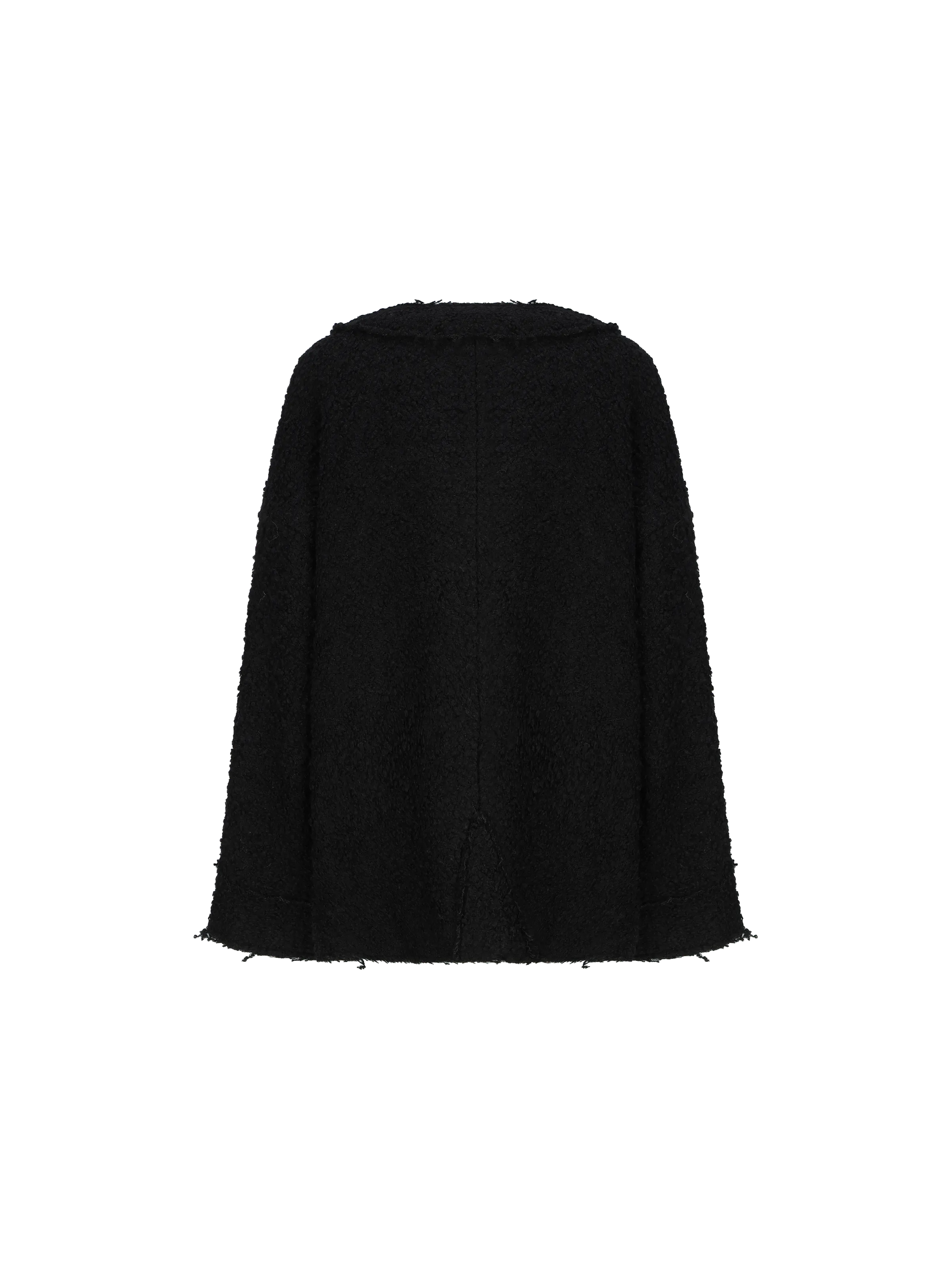 Black Wool Short Jacket