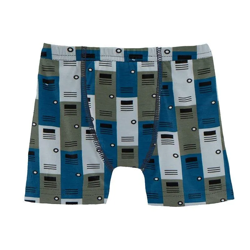 Boy's Print Bamboo Boxer Brief - Locker Room