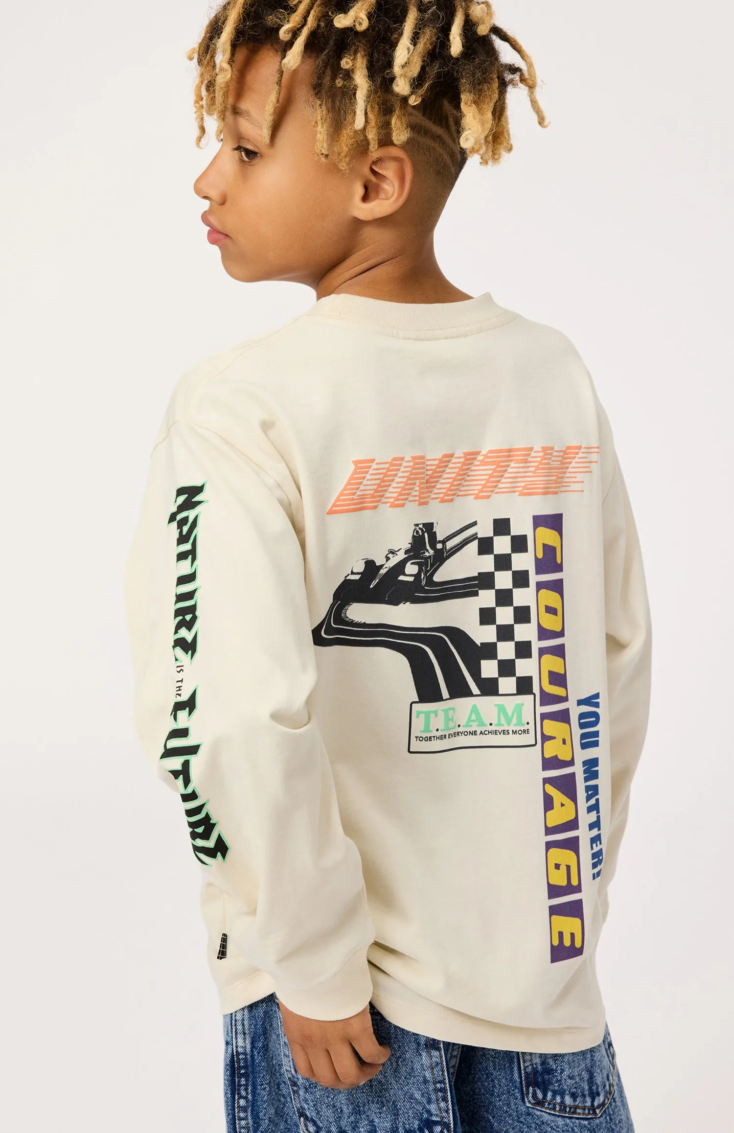 Boys Sweater - Statement Sweater Front & Back Print