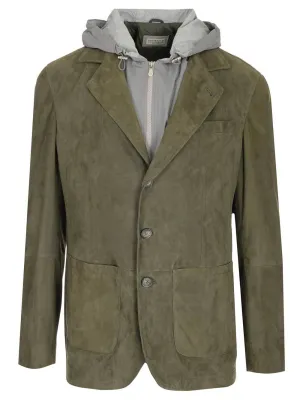 Brunello Cucinelli Hooded Layered Jacket
