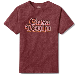 Casa Bonita Maroon Retro Logo T-Shirt