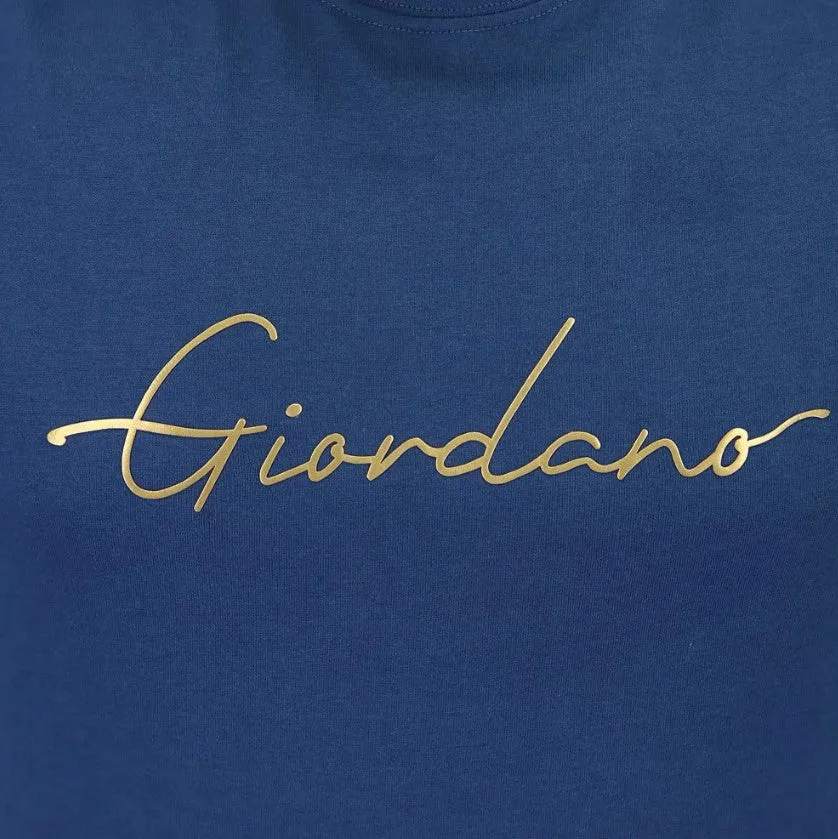 Cotton Jersey Crewneck Short Sleeve Slim Print Tees (Signature Tees)