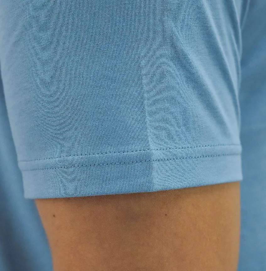 Cotton Jersey Crewneck Short Sleeve Slim Print Tees (Signature Tees)