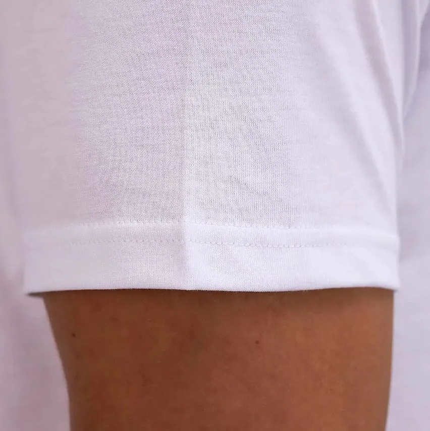 Cotton Jersey Crewneck Short Sleeve Slim Print Tees (Signature Tees)
