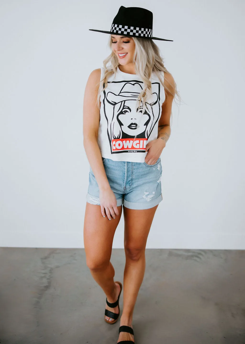 Cowgirl Muscle Tank