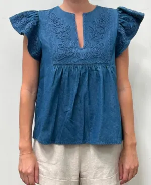 Dark  Denim Top