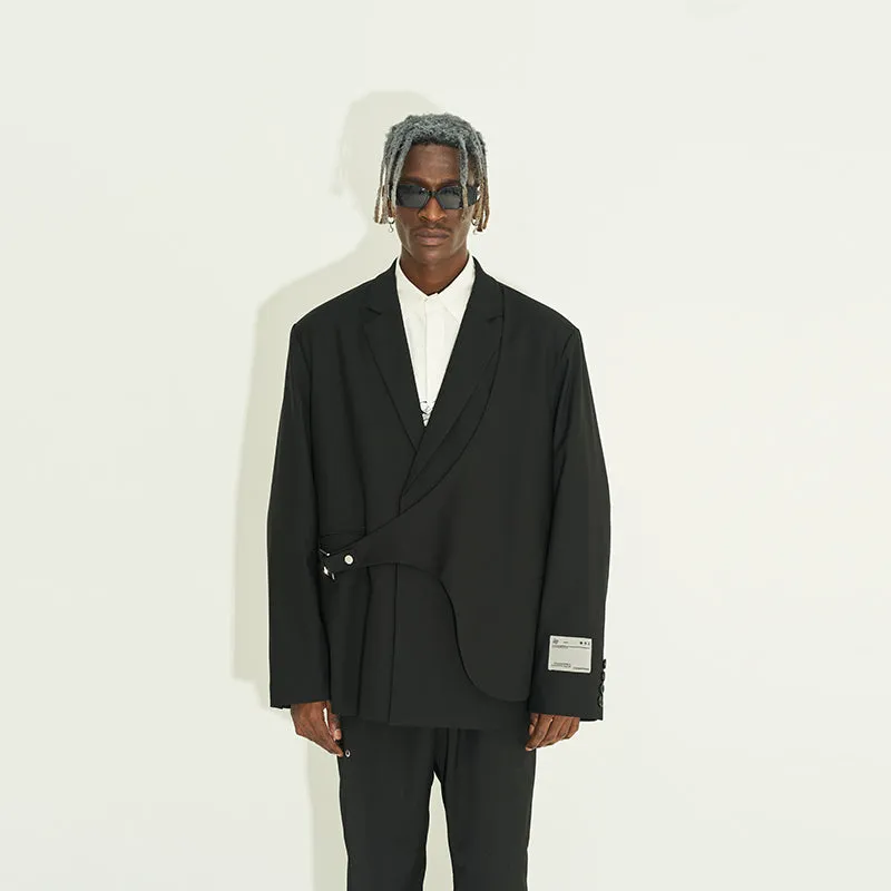 Deconstruction Layered Suit Jacket