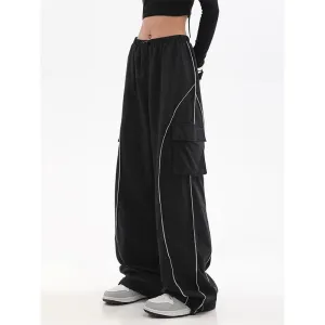 Drawstring Baggy Cargo Pants