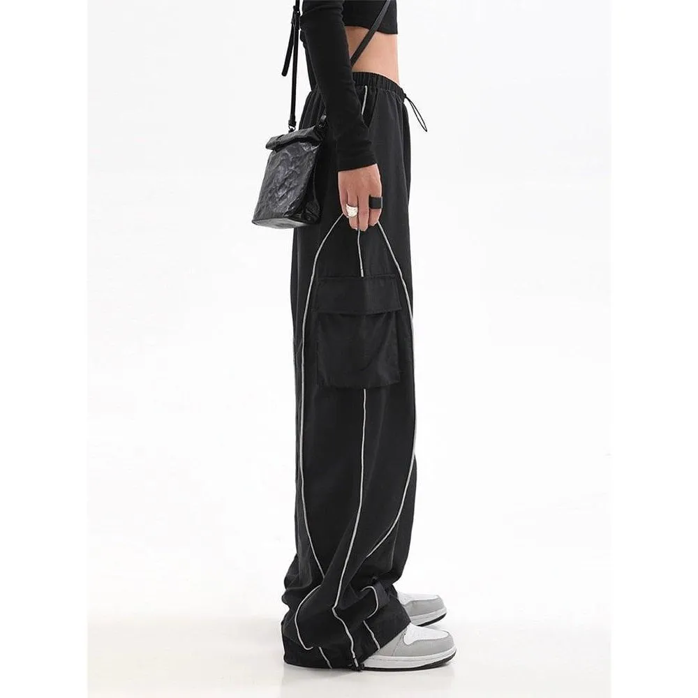 Drawstring Baggy Cargo Pants