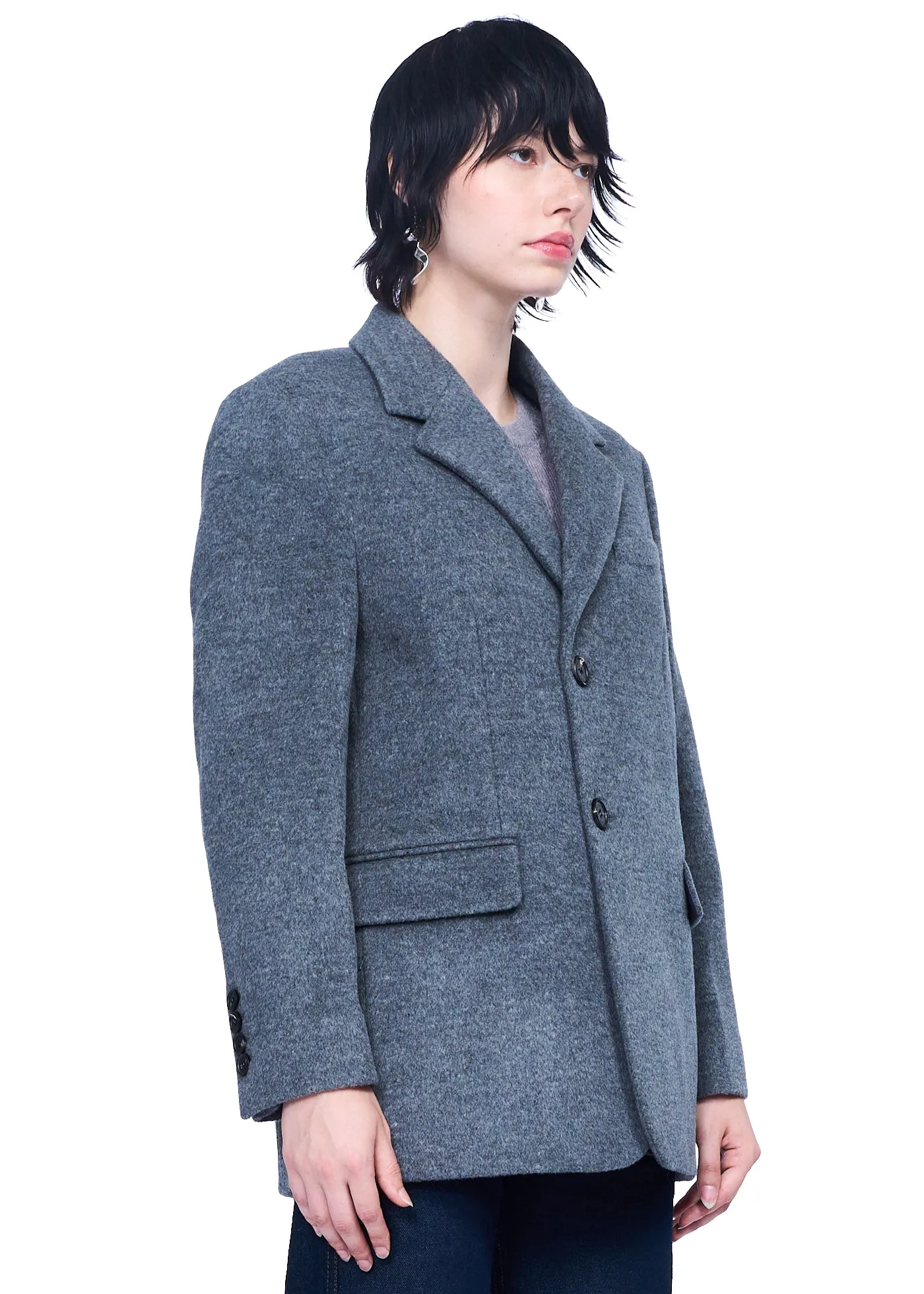 Dunst Unisex Layered Heavy Wool Blazer