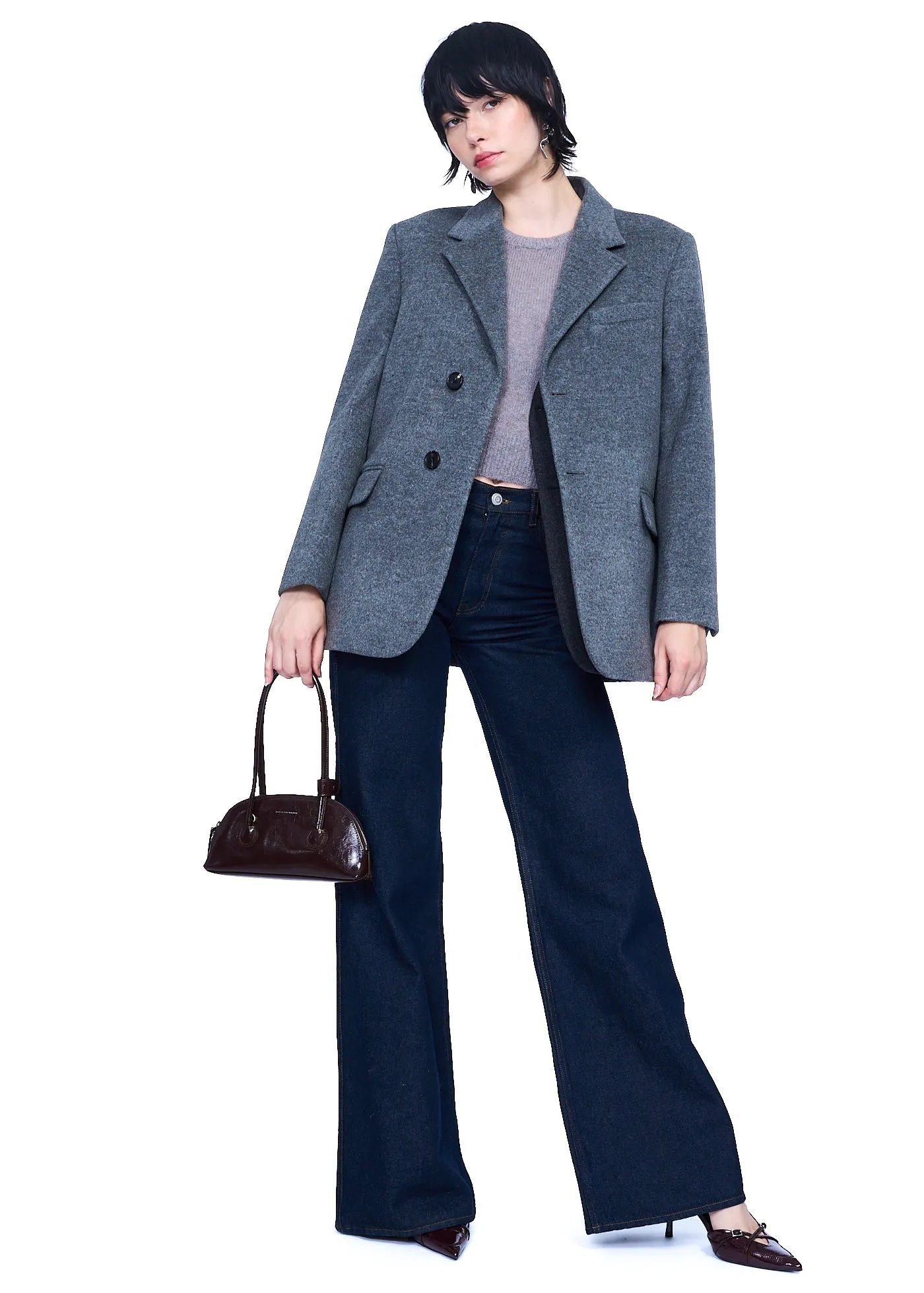 Dunst Unisex Layered Heavy Wool Blazer