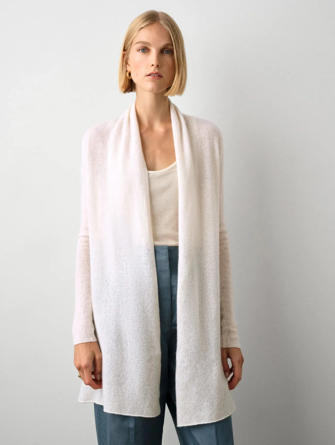 Essential Cashmere Trapeze Cardigan