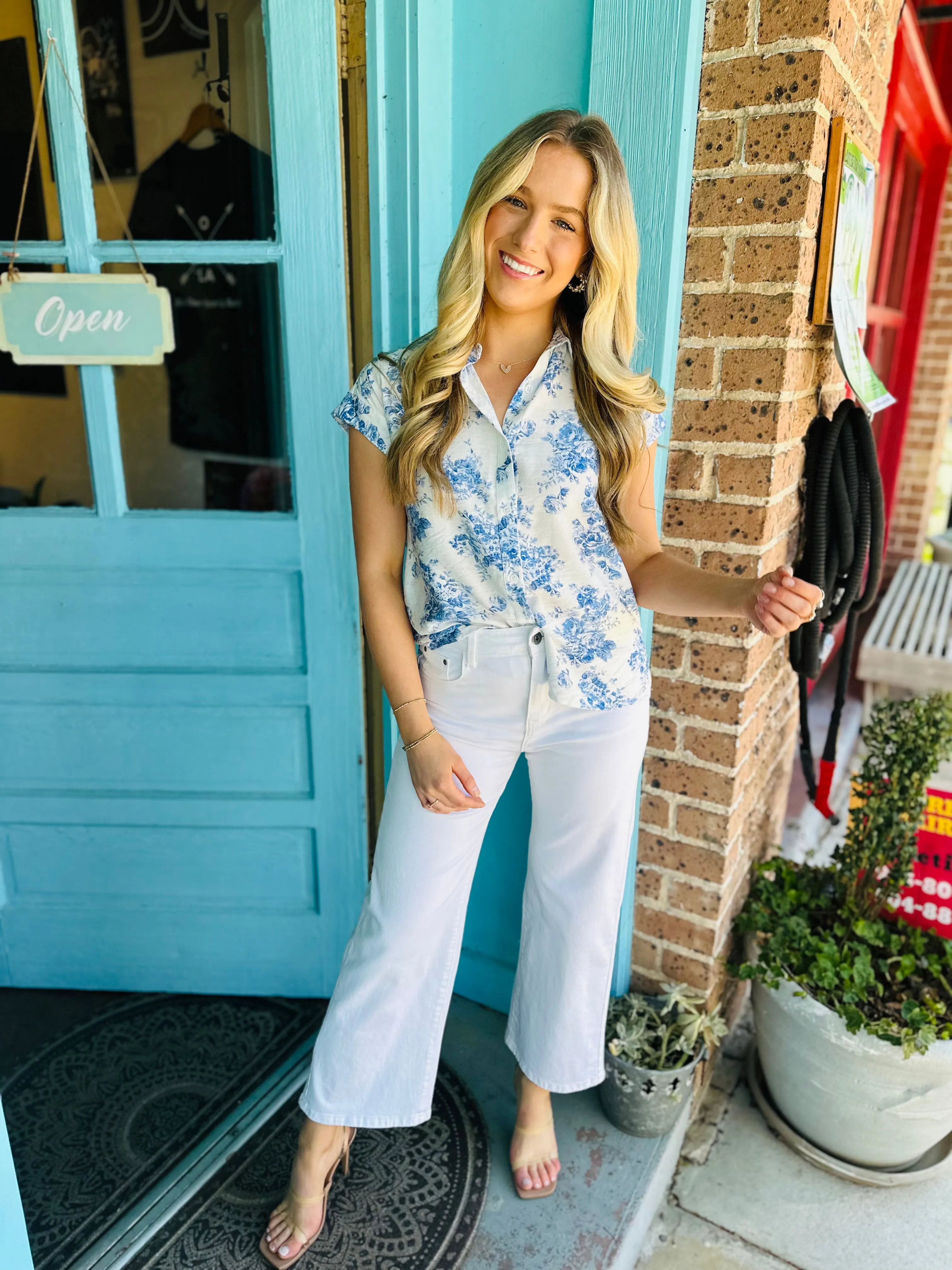 Faye Floral Top