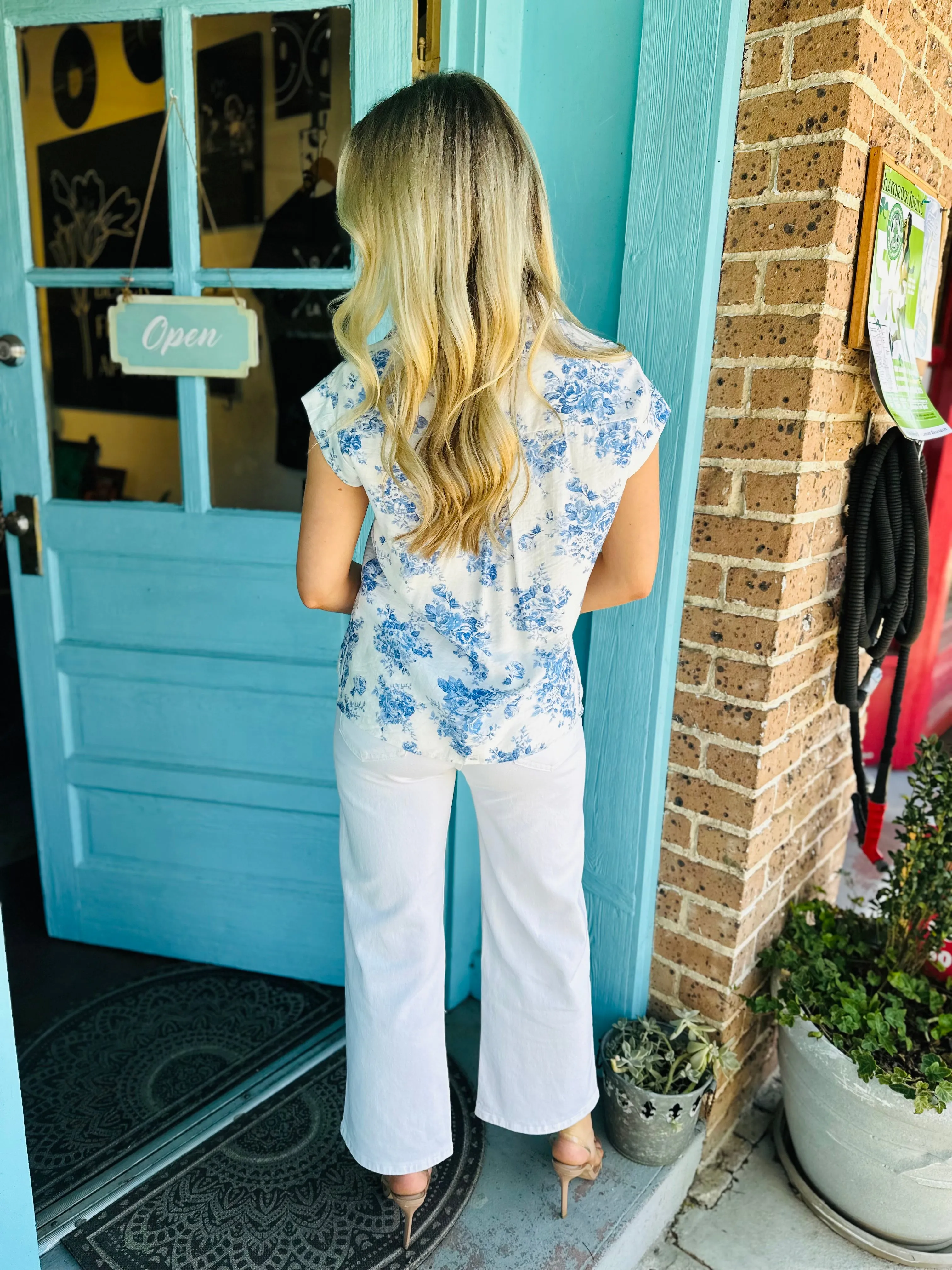 Faye Floral Top