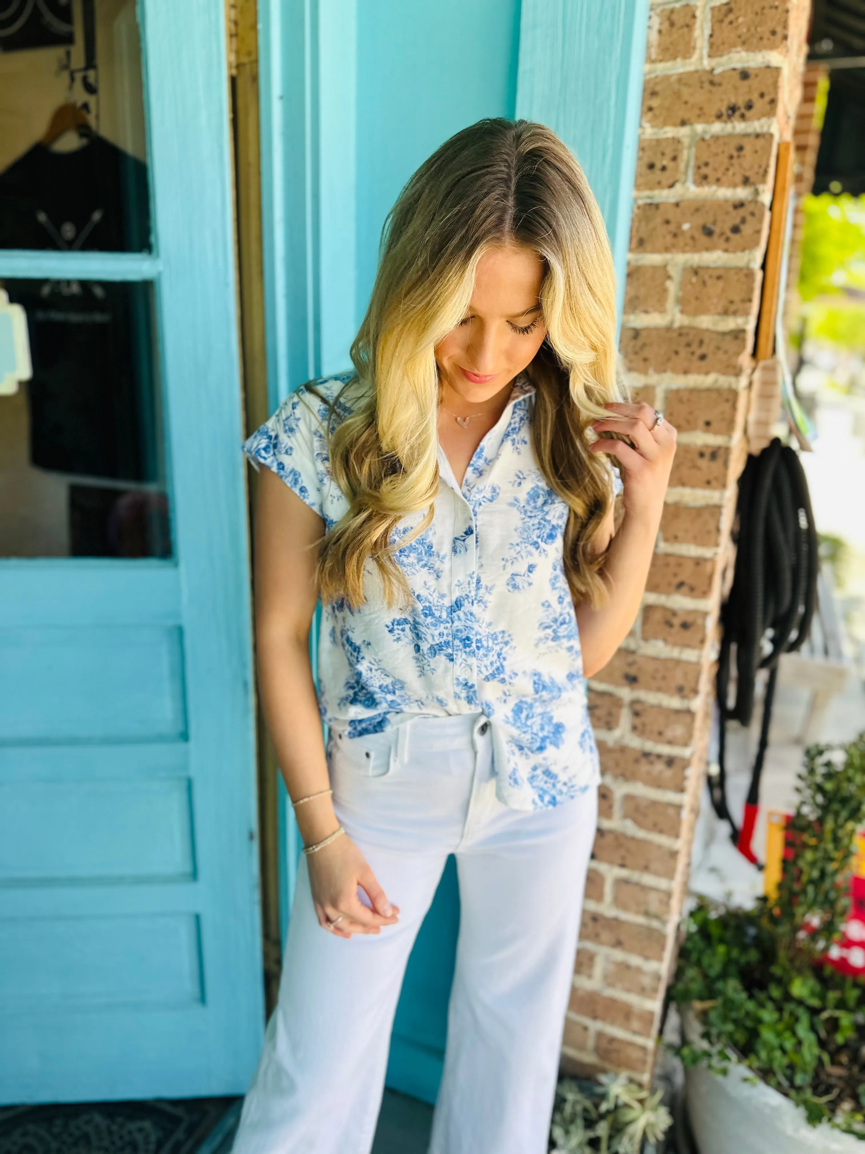 Faye Floral Top