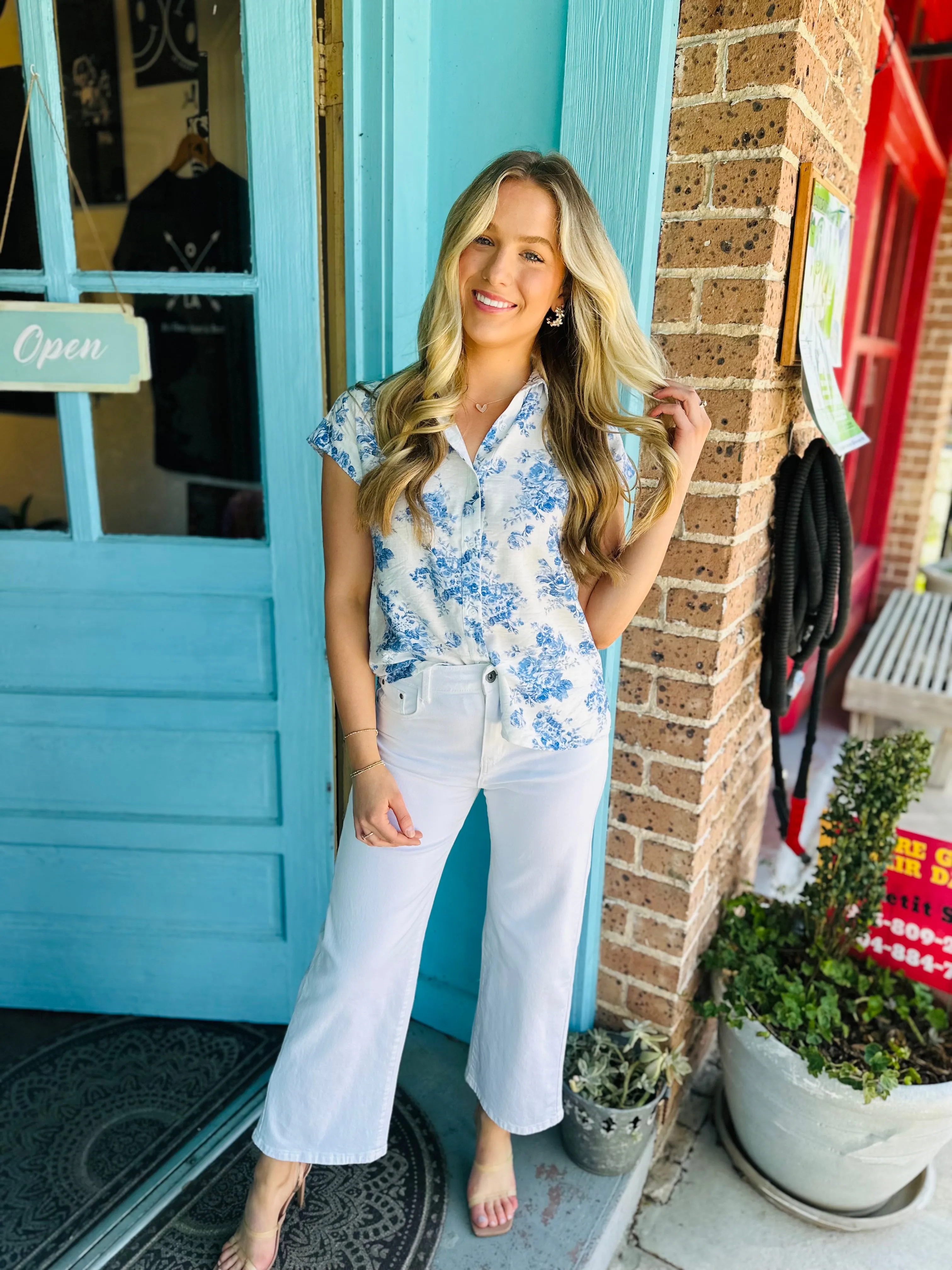 Faye Floral Top