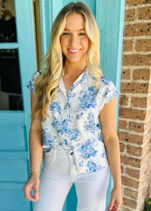 Faye Floral Top