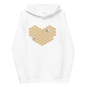 Heart of (Honey) Gold Women's Organic Cotton and Recycled Polyester Fitted Hoodie