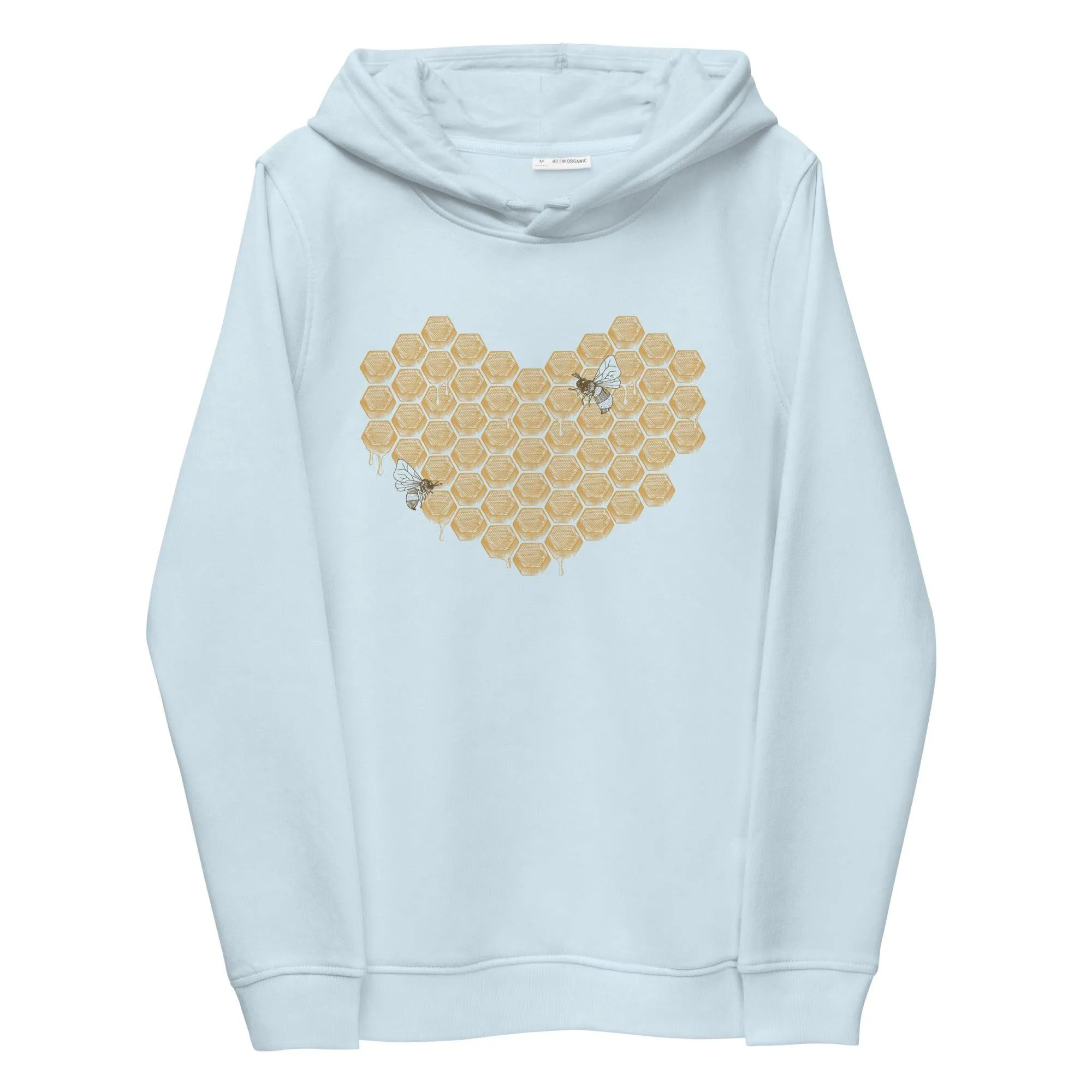 Heart of (Honey) Gold Women's Organic Cotton and Recycled Polyester Fitted Hoodie