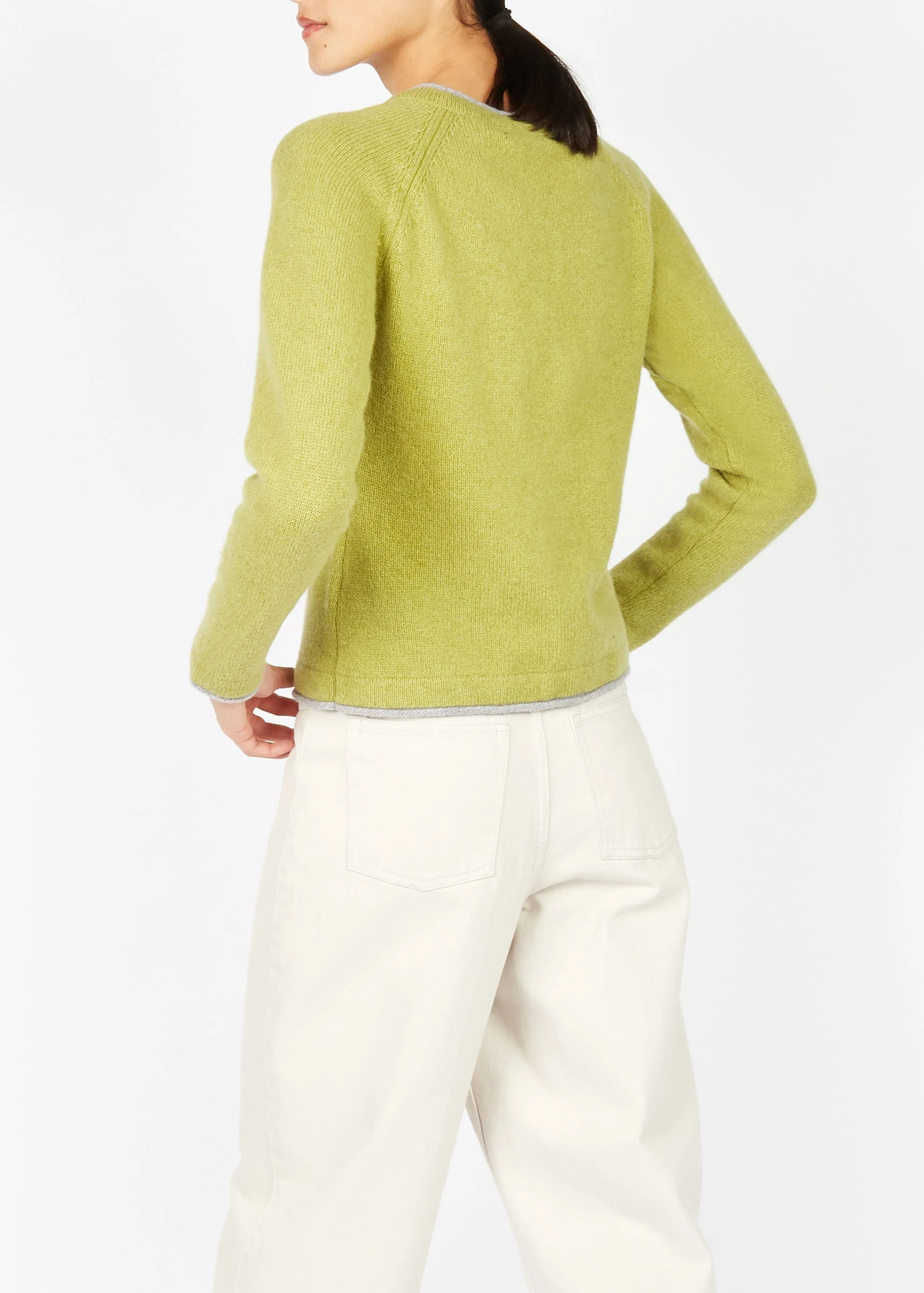 IrelandsEye Killiney Cardigan | Green Apple