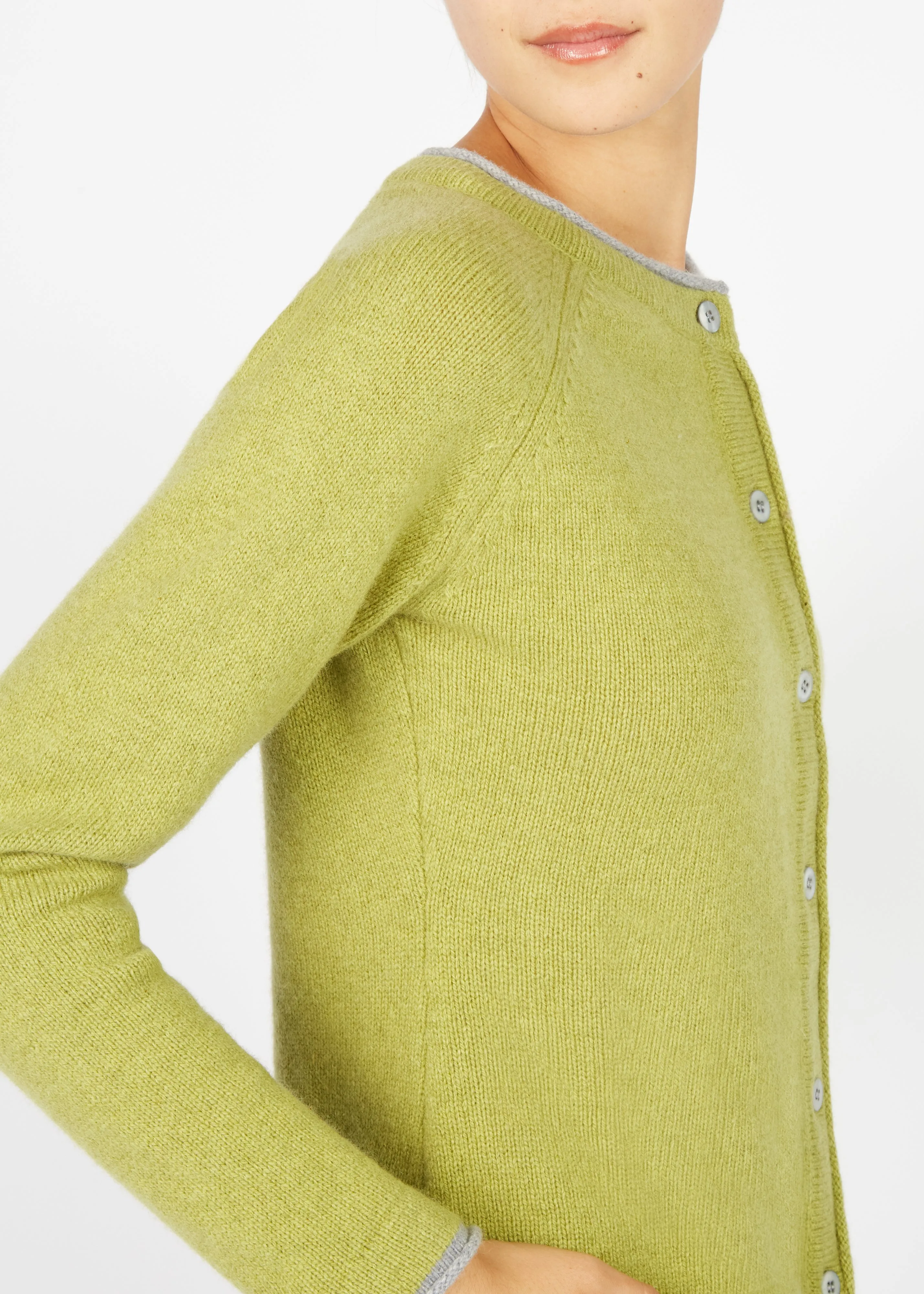 IrelandsEye Killiney Cardigan | Green Apple