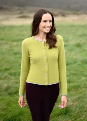 IrelandsEye Killiney Cardigan | Green Apple