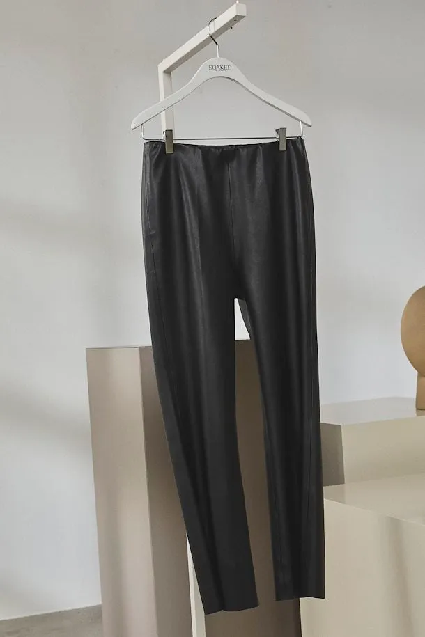 KAYLEE PU KICKFLARE PANTS