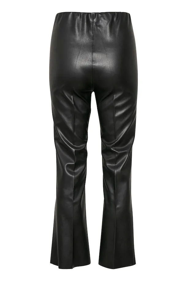 KAYLEE PU KICKFLARE PANTS