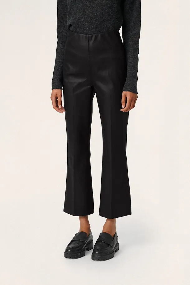 KAYLEE PU KICKFLARE PANTS