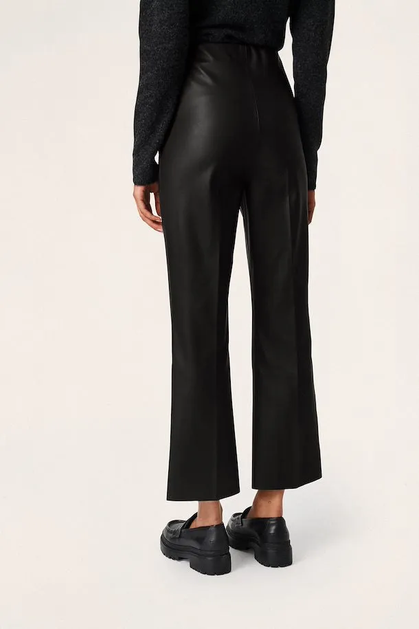 KAYLEE PU KICKFLARE PANTS