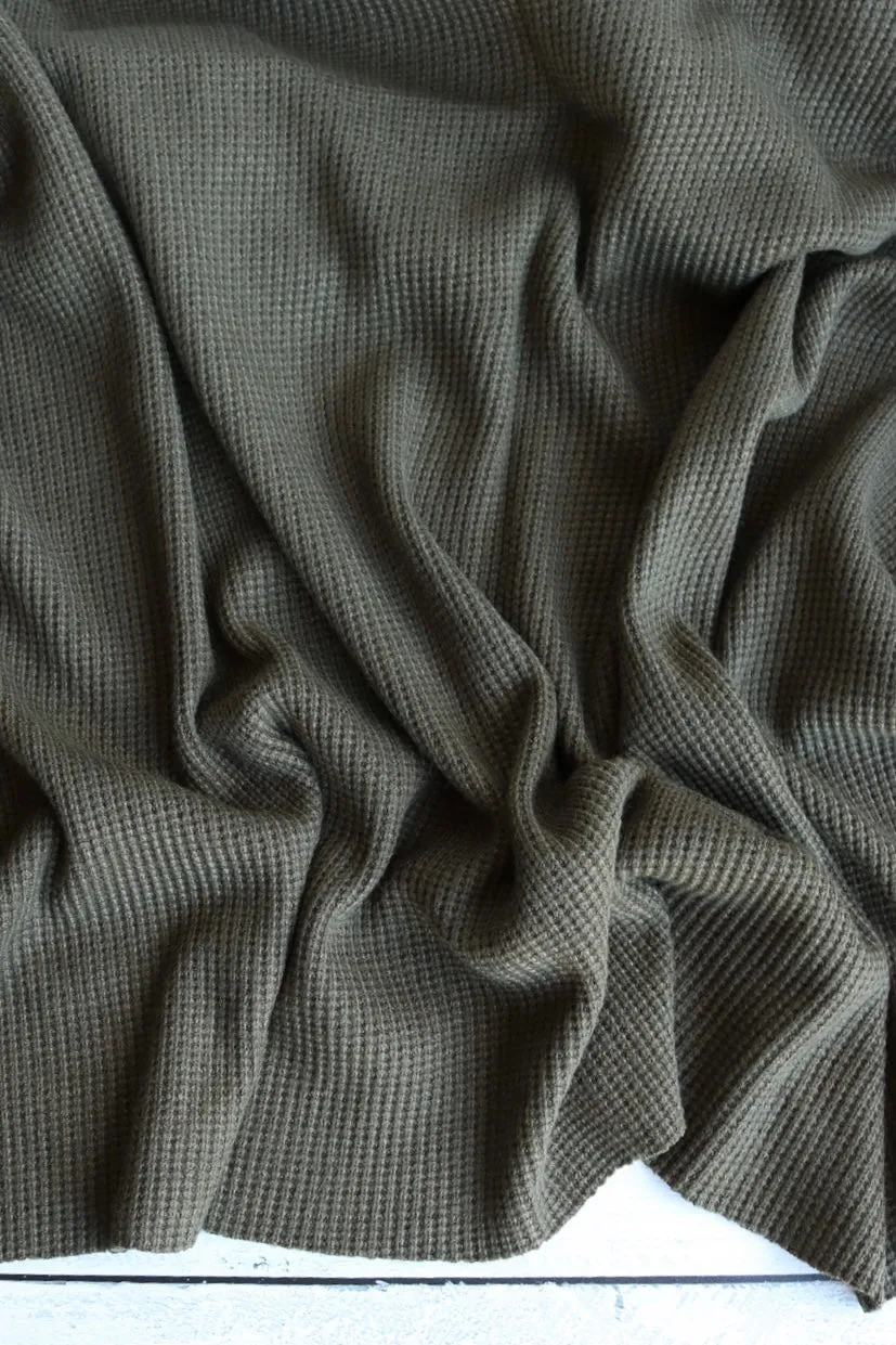 Kelp Banff Ultra Thick 1x1 Rib Sweater Knit