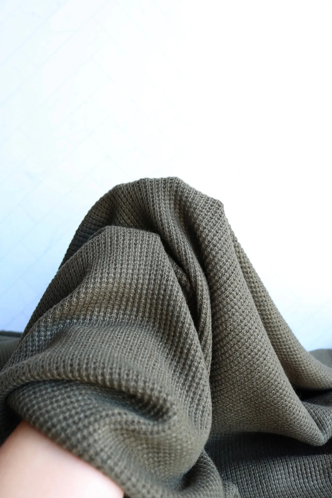 Kelp Banff Ultra Thick 1x1 Rib Sweater Knit