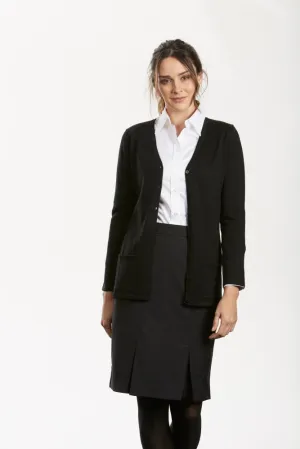 Ladies V-Neck Cardigan With Pockets - MF8025