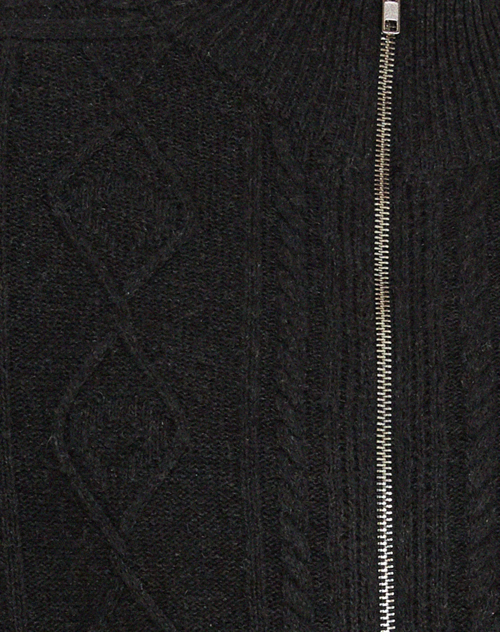 Lemila Cable Knit Jacket in Dark Shadow