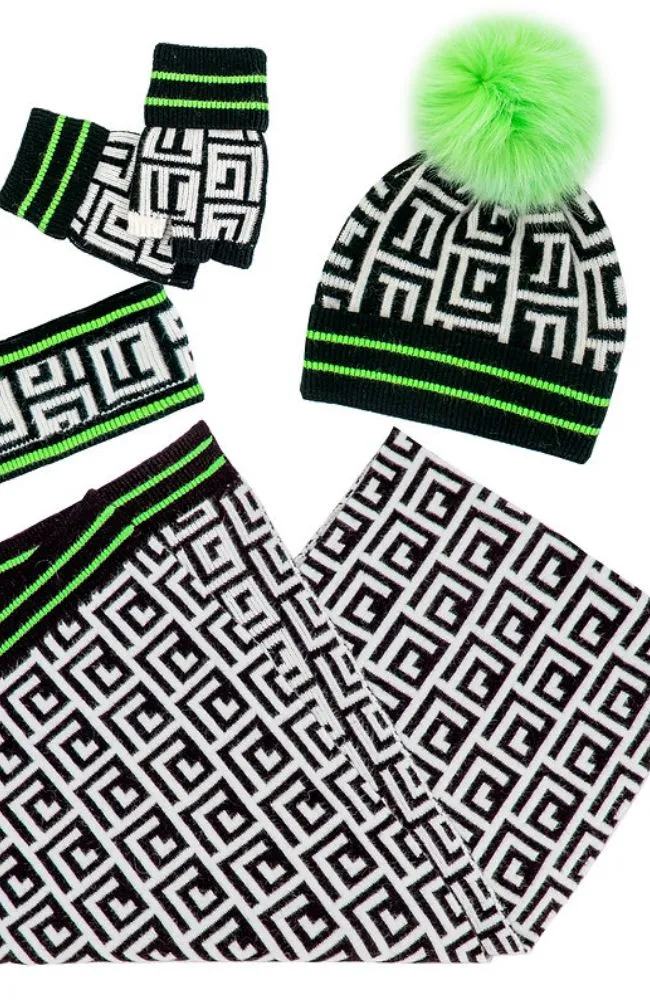 Lime Bright Lights Scarf