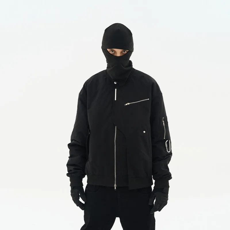 MA-1 Layered Multi-Pocket Buckle Jacket