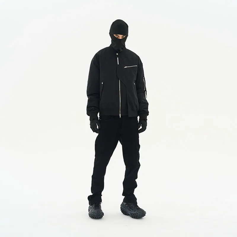 MA-1 Layered Multi-Pocket Buckle Jacket