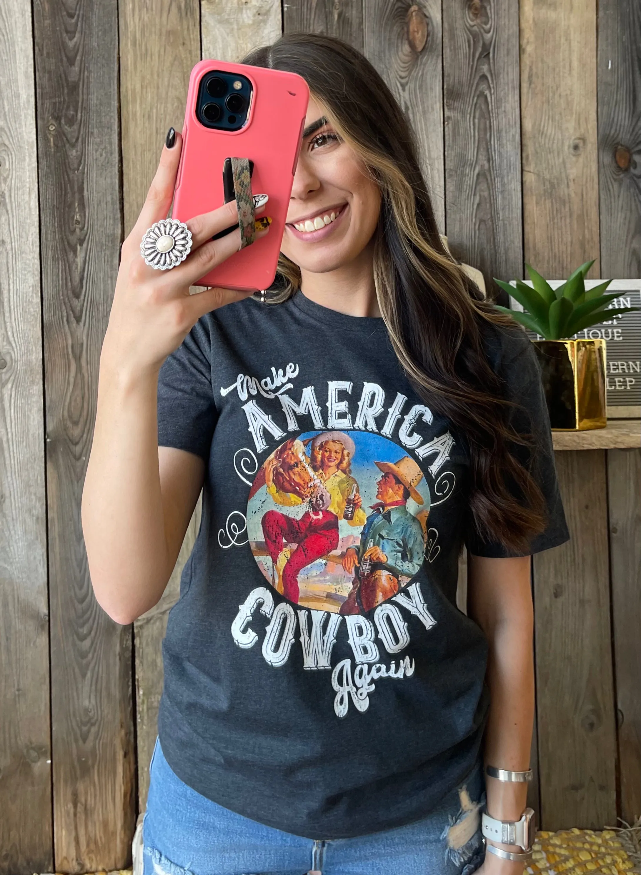Make America Cowboy Again Soft Boutique Tee