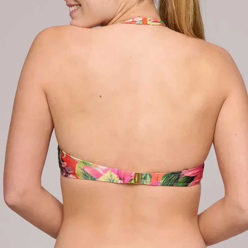 Marie Jo Swimwear - Norma Jeanne Padded Plunge Bikini Top Tropical Sunset