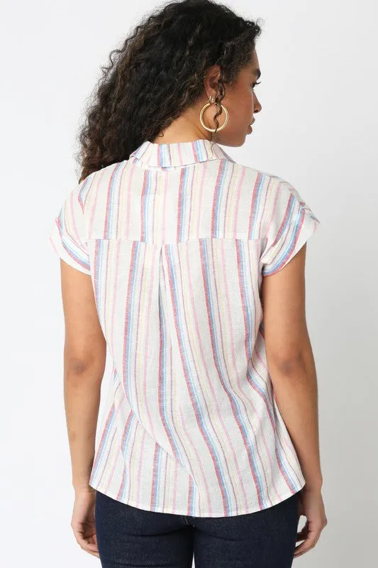 Monica Stripe Shirt