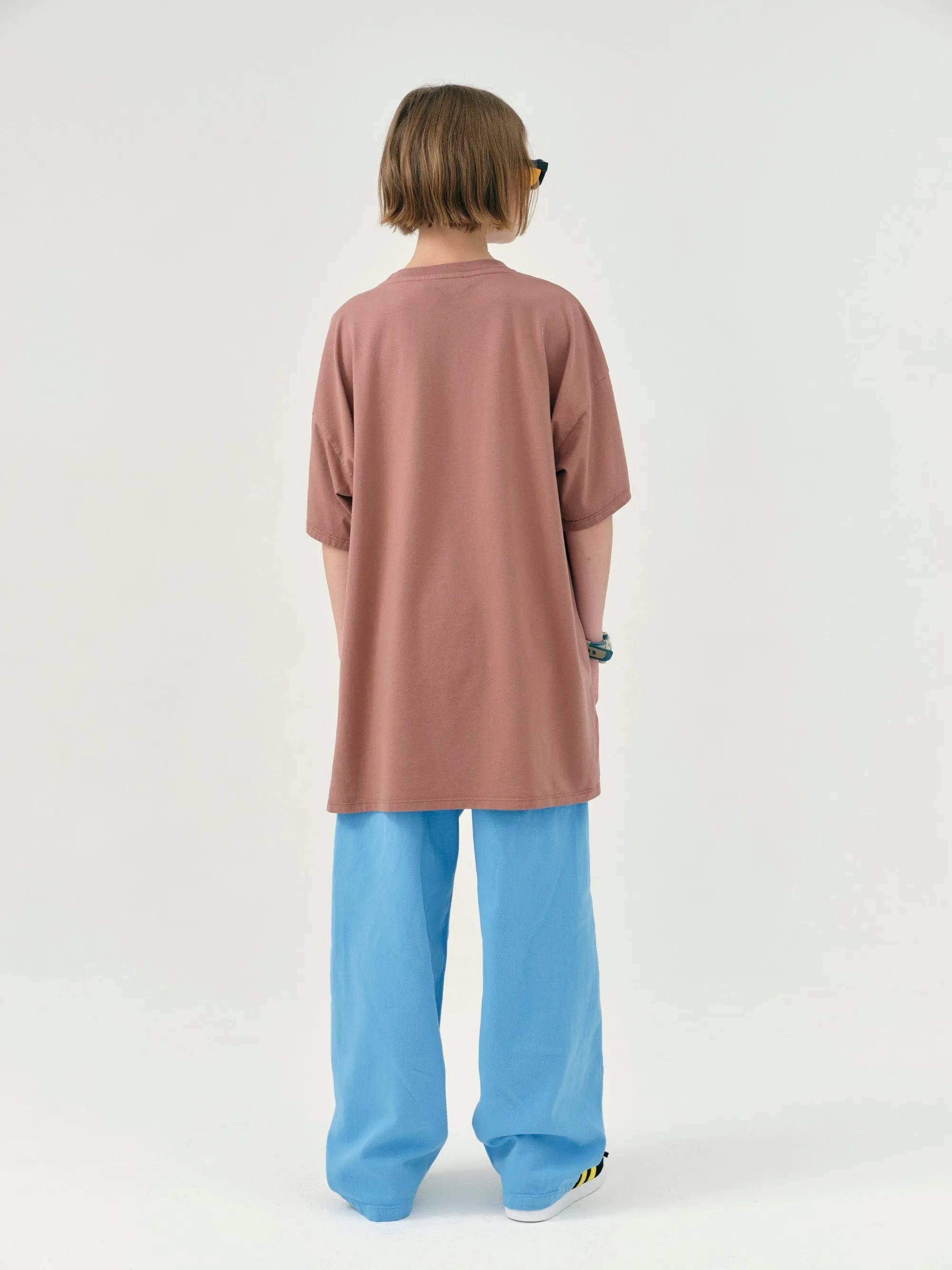 Pant Wide Leg Alaskan Blue