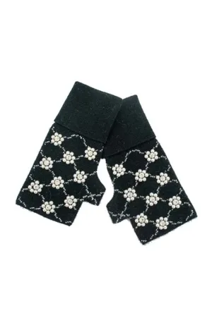 Pearl Knit Fingerless Glove