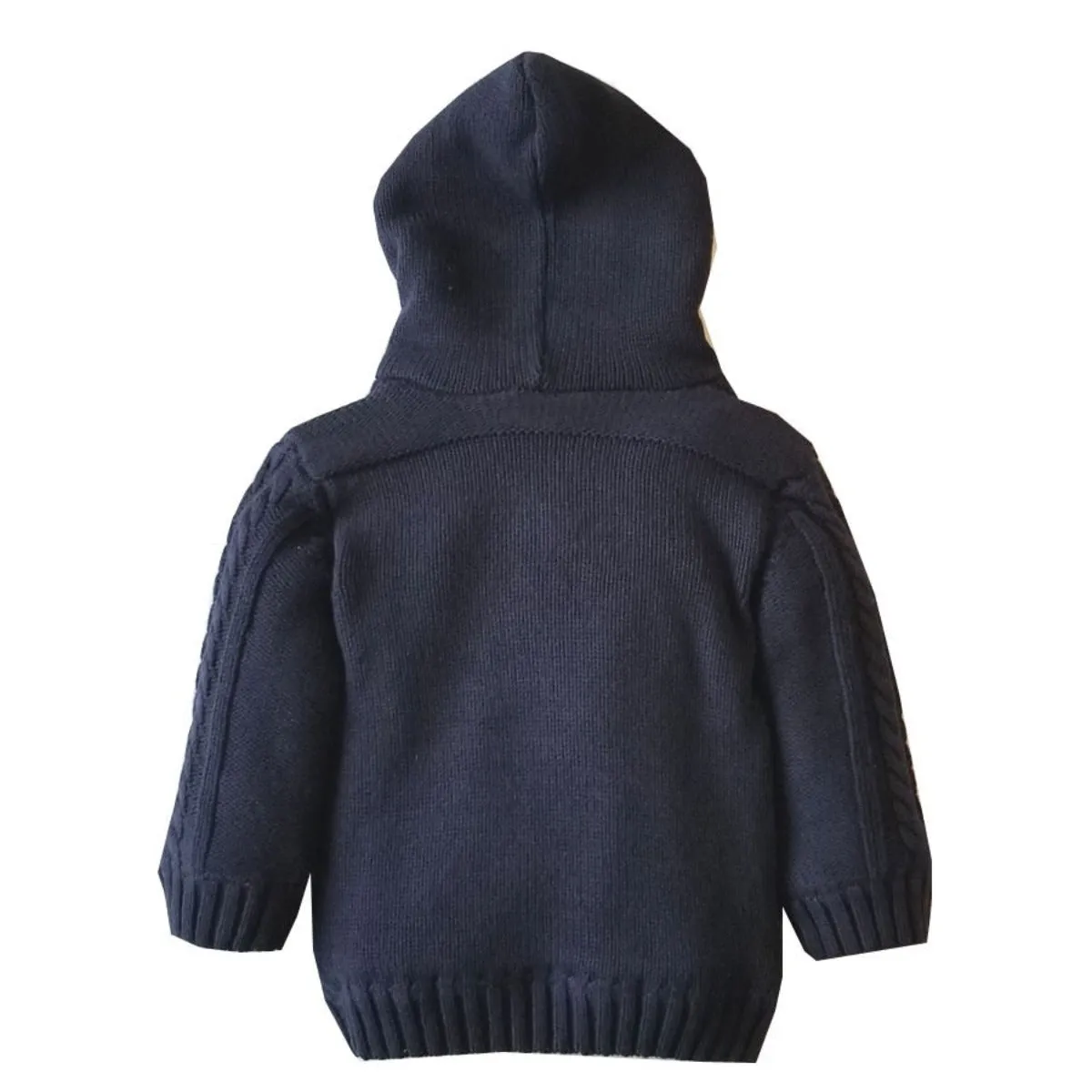 "Leroy" Lined Hooded Jacket Cardigan